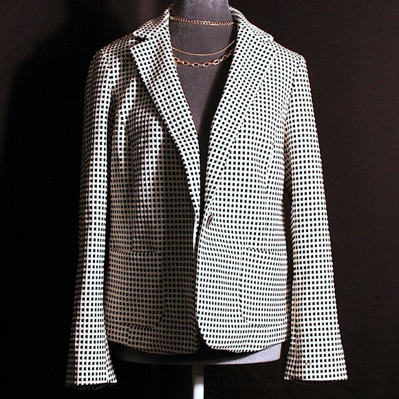 Talbots Jackets & Blazers - Vintage Talbots Black and White Jacket